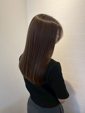 ユニバイリサ 天神大名店(uni by risa) 透明感ブラウンカラー