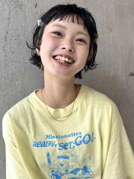 バロンフェム(baLon.fem) 【stylistさわだ】ミニボブアレンジstyle