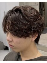 フィフス 渋谷(fifth)&nbsp;渋谷フェザーパーマシャドウパーマ波巻きパーマメンズミディアム