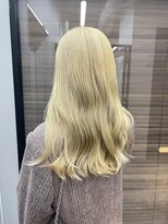 ヌープヘアーアイス(NUUP.hair ici)&nbsp;20代30代◎透明感ホワイトブロンドブリーチ