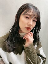 シゼン(SHIZEN)&nbsp;透明感グレージュ×ゆる巻きミディアム