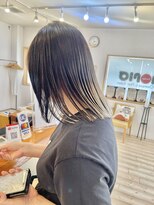 モリオ フロム ロンドン 成増店&nbsp;【morio成増 セリザワ】切りっぱなし 裾ブリーチカラー