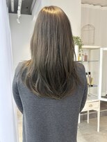 サークル(CIRCLES) オリーブグレー赤み消しブリーチなしカラー