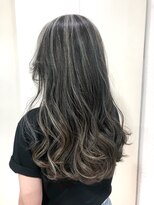 カポック 茗荷谷(KAPOK)&nbsp;ハイライト/アッシュカラー/暗髪ベース/アッシュグレー