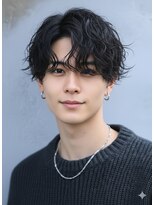 ウィールールピヴォクロス(WE RULE pivot cross) 20代30代40代50代/メンズ/カルマパーマ/暗髪マッシュ