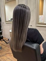 ヘアプレイスソル (HAIR PLACE SoL)&nbsp;ブリーチカラー/グレージュカラー/ストレートヘア