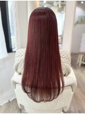白髪カバーも叶うラベンダーピンクロング