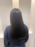 【まとまるうるツヤ髪へ】カット+縮毛矯正+ケラチントリートメント