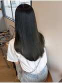 酸性ストレート×オリーブグレージュ
