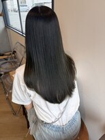 ヘアーデザインプレクト(Hair Design PRECT) 酸性ストレート×オリーブグレージュ