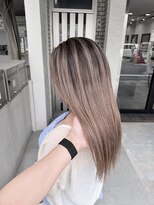アンダーバーホワイト 広島 並木店(_WHITE)&nbsp;広島バレイヤージュ/ハイライト/ブリーチダブルカラー