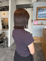 リベットイースト(Libett east)&nbsp;ブリーチなしベージュ/切りっぱなしボブ