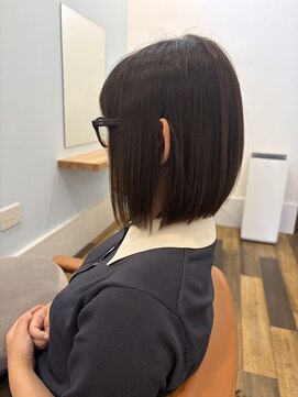 リノアプラス(Linoa+) 透明感アッシュボブ