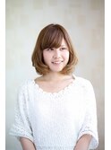厚めバングワンカールボブ