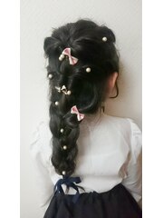 卒園★キッズヘアアレンジ★卒業