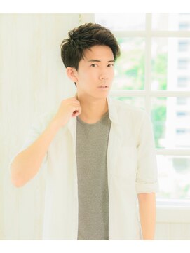 エヌドットバーバー ギンザ(N.BARBER GINZA) アップバングで 清涼感たっぷりショート【銀座】<理容室>