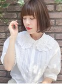 エアリー 透明感 切りっぱなしボブ!