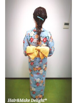 ヘアーアンドメイク ディライト(Hair&Make Delight) 編み込みアレンジ