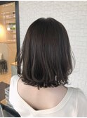 ミルキーグレージュ×外ハネボブ