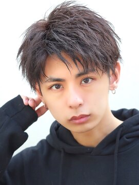 リップス 池袋(LIPPS) ソフトツイスト コンマヘア ワイルドアップバング国広ツイテクノ