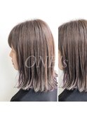 #外ハネミディ、#シンプルオーキッド