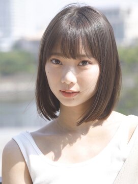 エムスラッシュ みなとみらい馬車道店(M SLASH) M.SLASH馬車道/美髪ボブ/ナチュラルカラー/シアーカラー