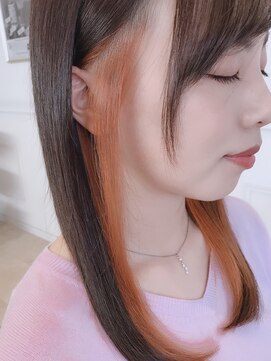 ブルー 仙台店(Blue) 《Blue》#イヤリングカラー#アプリコットオレンジ