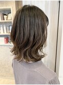 福山市Caary 外ハネボブ ニュアンスパーマ