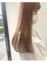 ヘアー アイス 御器所本店(HAIR ICI) 柔らかい暖色ペールカラー