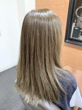 ヘアーサロン デペント(HAIR SALON Depend) ブリーチ無しのダブルカラー　グレージュ