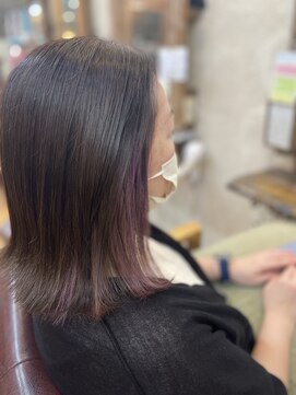 トヌコア ルア 下北沢店(TONUKOA RUA) 【サロンスタイル】大人のインナーカラー