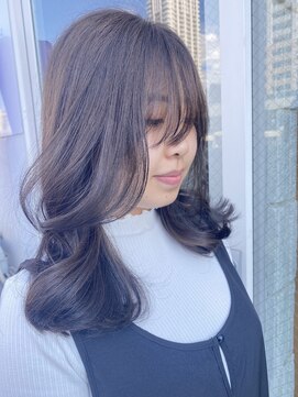 クロムス(clomus) 【clomus】透けグレー×王道韓国レイヤーカット