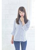 【Clock 川島充喜】ブリーチなしアッシュでキャラベルベージュ