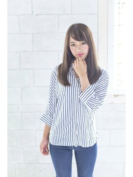 クロック 松井山手店(Clock) 【Clock 川島充喜】ブリーチなしアッシュでキャラベルベージュ