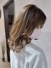 【白髪抑制したい方専用】カット＋LOWENカラー+艶+白髪抑制+予防