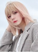 #ハイトーン　#ホワイトベージュ　#ミルクティーカラー　#ボブ