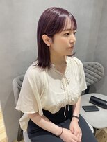 ジルバイジアン(JILL by GIEN)&nbsp;カシスピンク ラベンダーカラー ダブルカラー @sarina