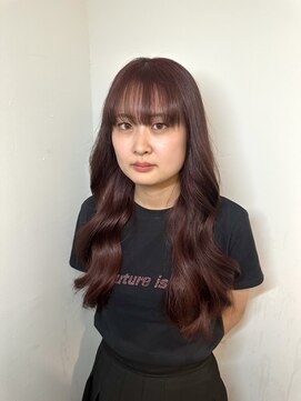 シェノン バイ アランスミシー 表参道(CHAINON by Alan smithee) 韓国ヘア ピンクバイオレット