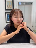 ブリーチなし 柔らか アッシュベージュ