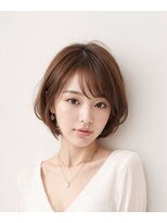 カットスタジオ クオーレ(Cut studio Cuore)&nbsp;大人可愛いショートボブ、ひし形、艶髪、シースルー【京都駅】