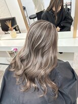 ブレンド 渋谷(BLend)&nbsp;ハイライトブルージュマチルダボブインナーグレーージュ