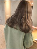 透明感髪質改善ベージュダブルカラーミルクティーグレージュ