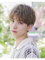 オーシャントーキョー 渋谷神南(OCEAN TOKYO)&nbsp;韓国ヘアカルマパーマカルマバングセンターパート黒髪ウルフ