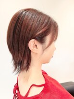 ストフ(stof)&nbsp;レイヤーカット/ピンクベージュ/ミディアムレイヤー