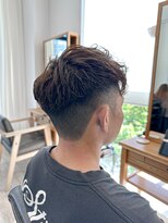 セイドット フクオカ(Say.FUKUOKA)&nbsp;【メンズ★大名】刈り上げスタイル×スペインカール×ハイライト