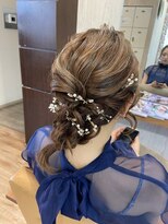 ヴィサージュクルー(VISAGE crew)&nbsp;お呼ばれヘア×編み下ろし