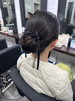 ルミュドゥプレシャス(LEMIEUX de precious)&nbsp;結婚式アレンジきれいめシニヨン