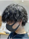 縦落ちツイストスパイラル/シャドウパーマ/2wayマッシュウルフ