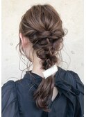 お呼ばれヘアセットアップ♪/暗髪/結婚式/20代/30代/40代