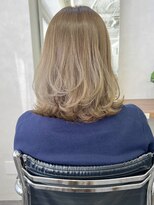 オウル(Owll)&nbsp;＊ふんわりレイヤーボブ透明感ベージュ＊